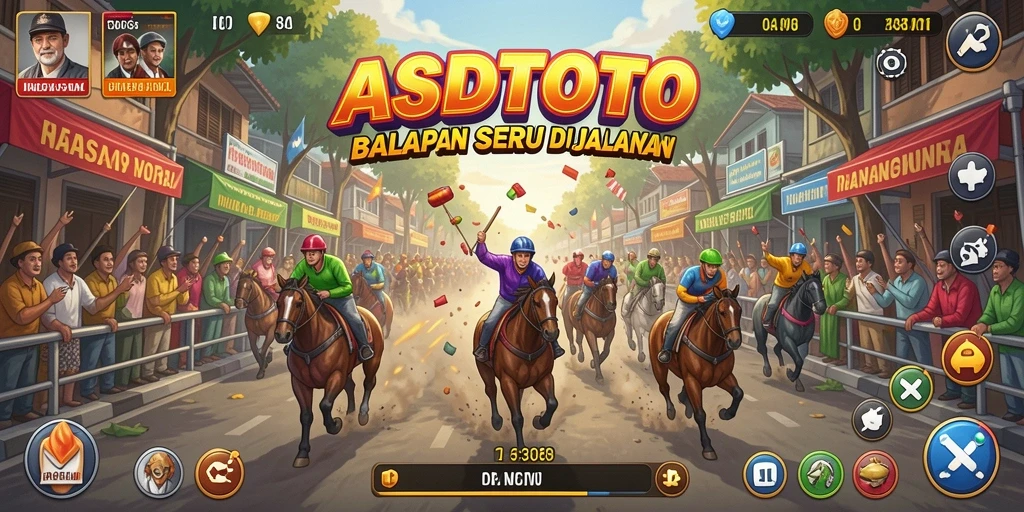 Menampilkan aksi balapan mendebarkan di ASDTOTO.