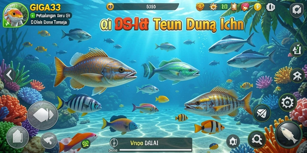 Tangkapan ikan yang seru dan gameplay yang mengasyikkan di GIGA33.
