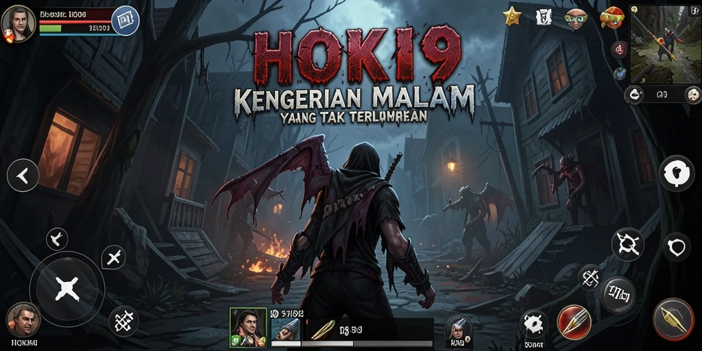 Gameplay menyeramkan HOKI9 dengan suasana mencekam.