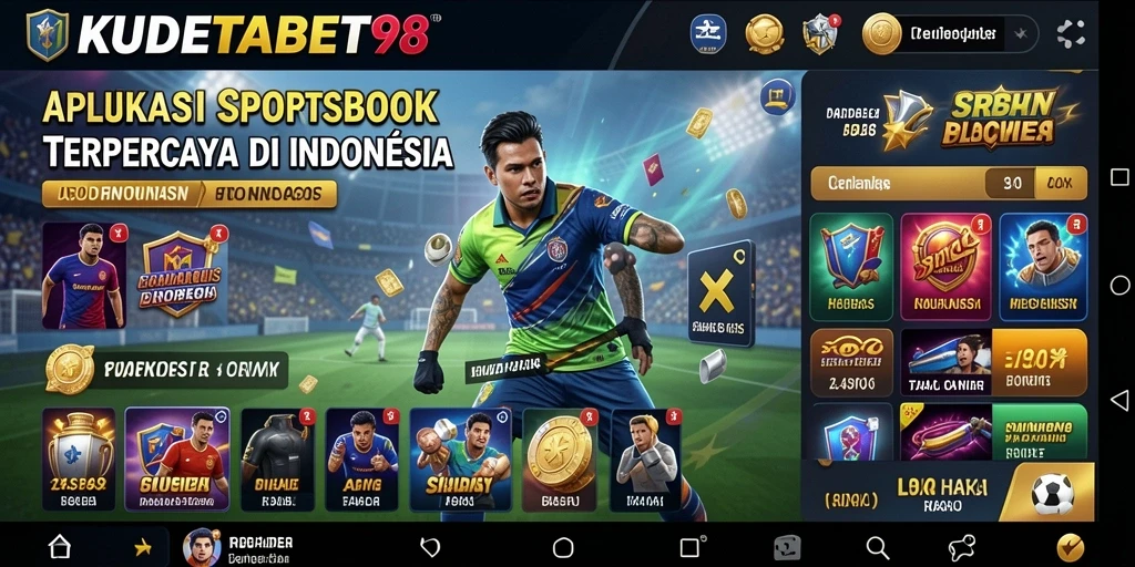 Tampilan menarik dari gameplay KUDETABET98 sebagai aplikasi Sportsbook.