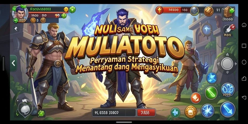 Tangkapan layar gameplay MULIATOTO yang intens dan strategis.