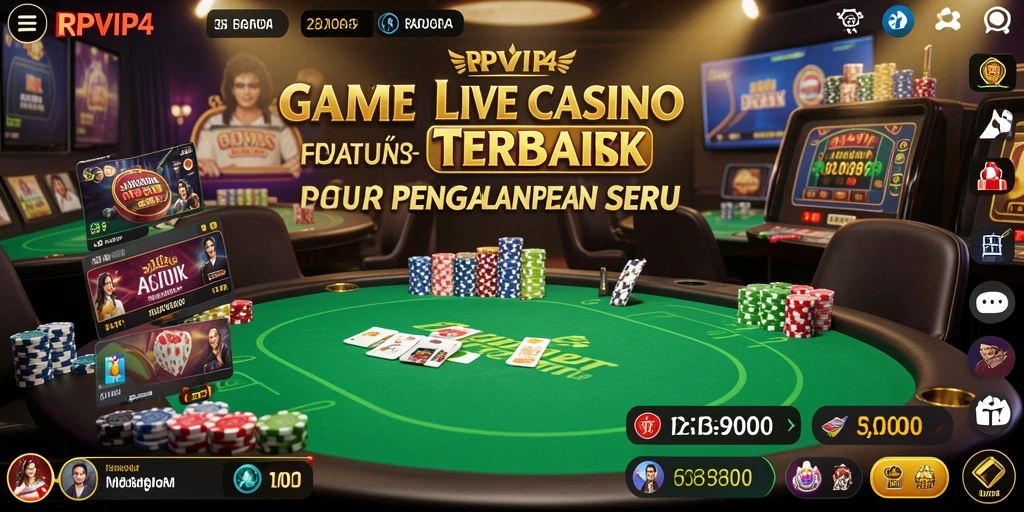 Screenshot RPVIP4 menampilkan dealer langsung sedang berinteraksi dengan pemain.