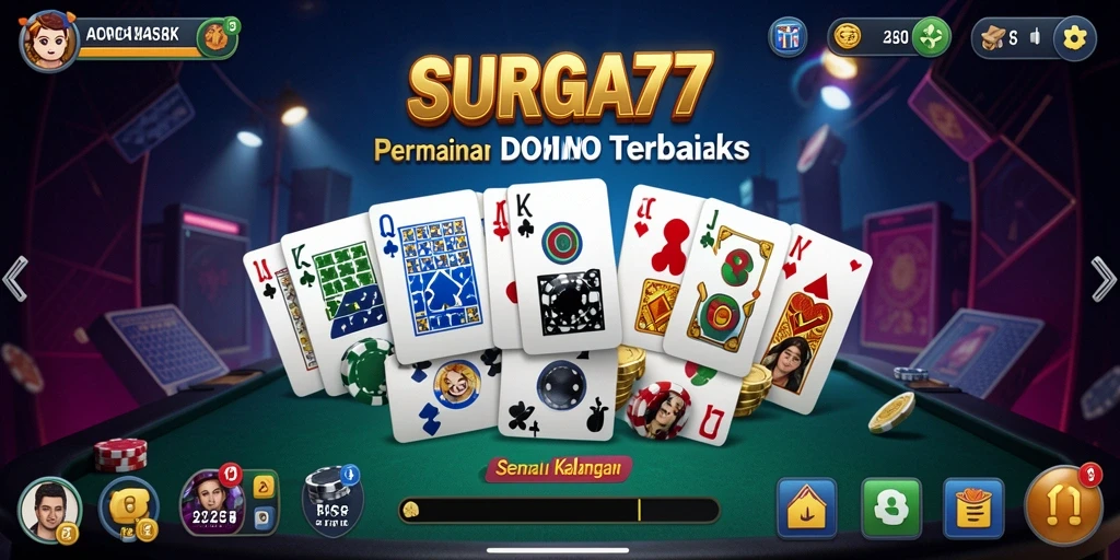 Tampilan gameplay SURGA77 yang penuh warna dan menarik.