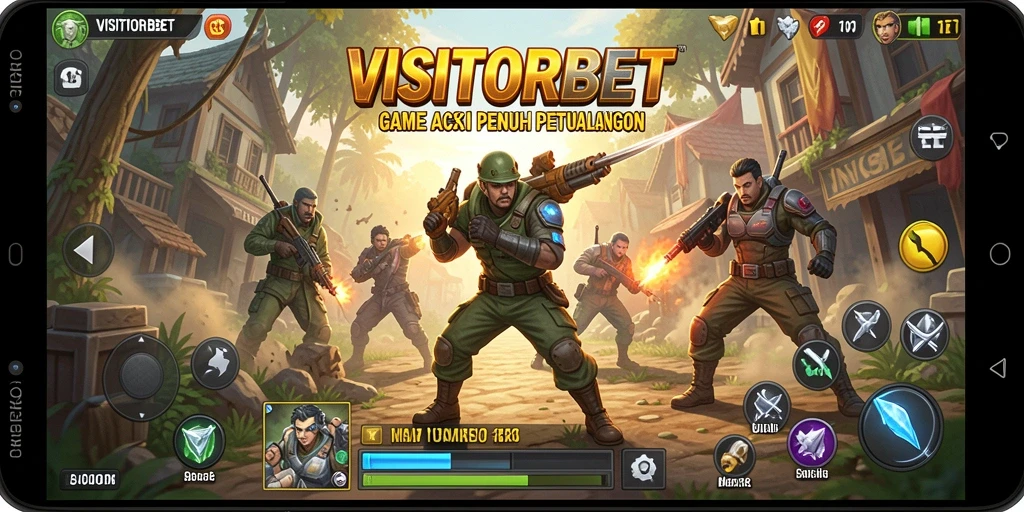 Tampilan gameplay seru dari VISITORBET yang penuh aksi.